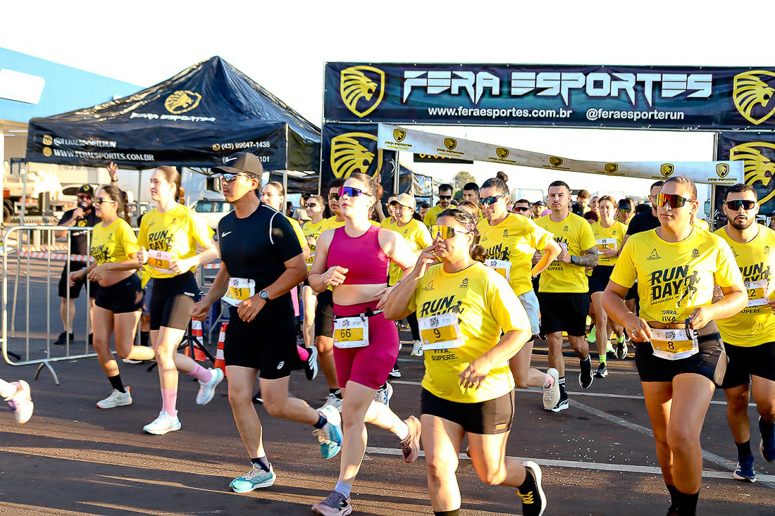 Atletas de Douradina e regi&atilde;o participaram da primeira edi&ccedil;&atilde;o da corrida.